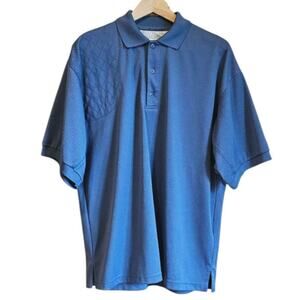 Columbia PHG Polo Shirt Back Air Vents Hunting Shirt Blue Men's Medium